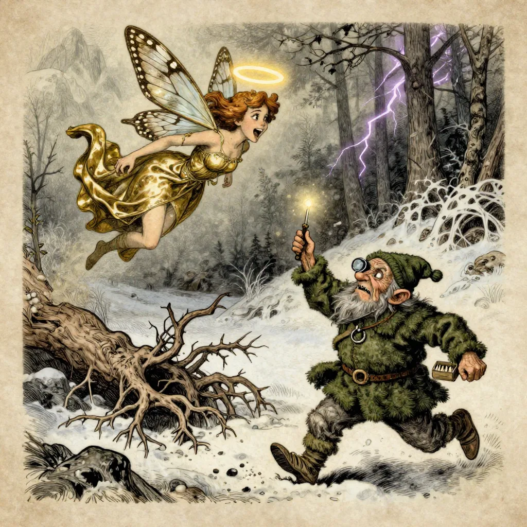 A dash past treacherous mountain roots
